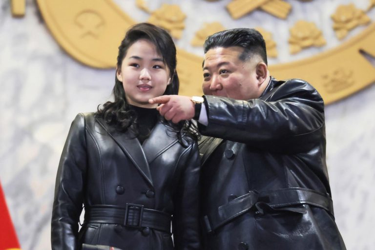 Kim Jong Un fuels succession buzz with daughter's matching leather jacket