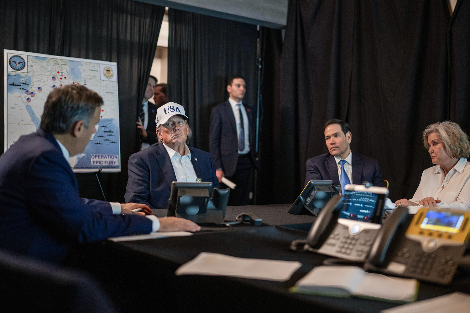 Inside Trump's daily video montage briefing about the Iran war