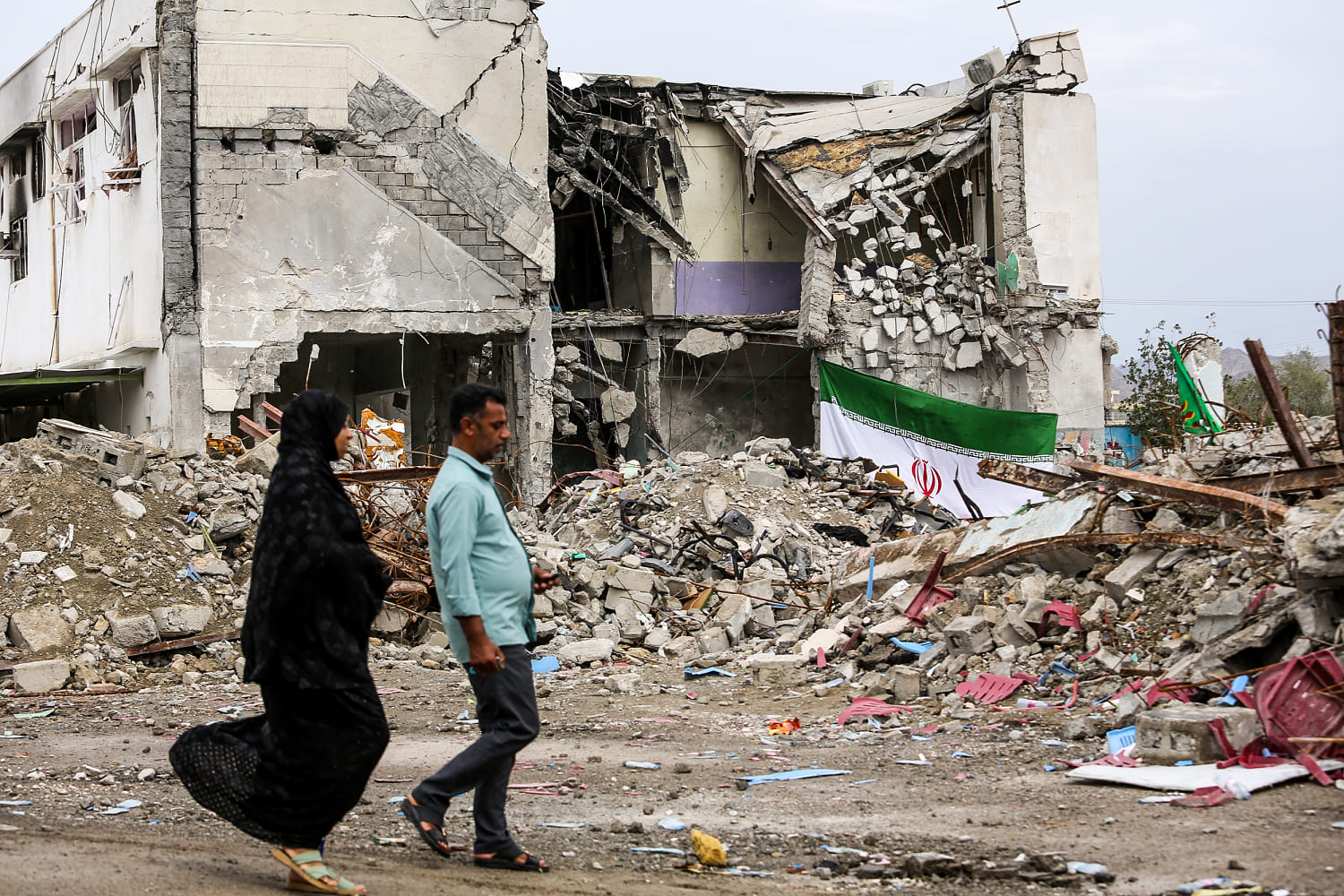 Iranians grieving over school missile strike express rage at U.S., Trump