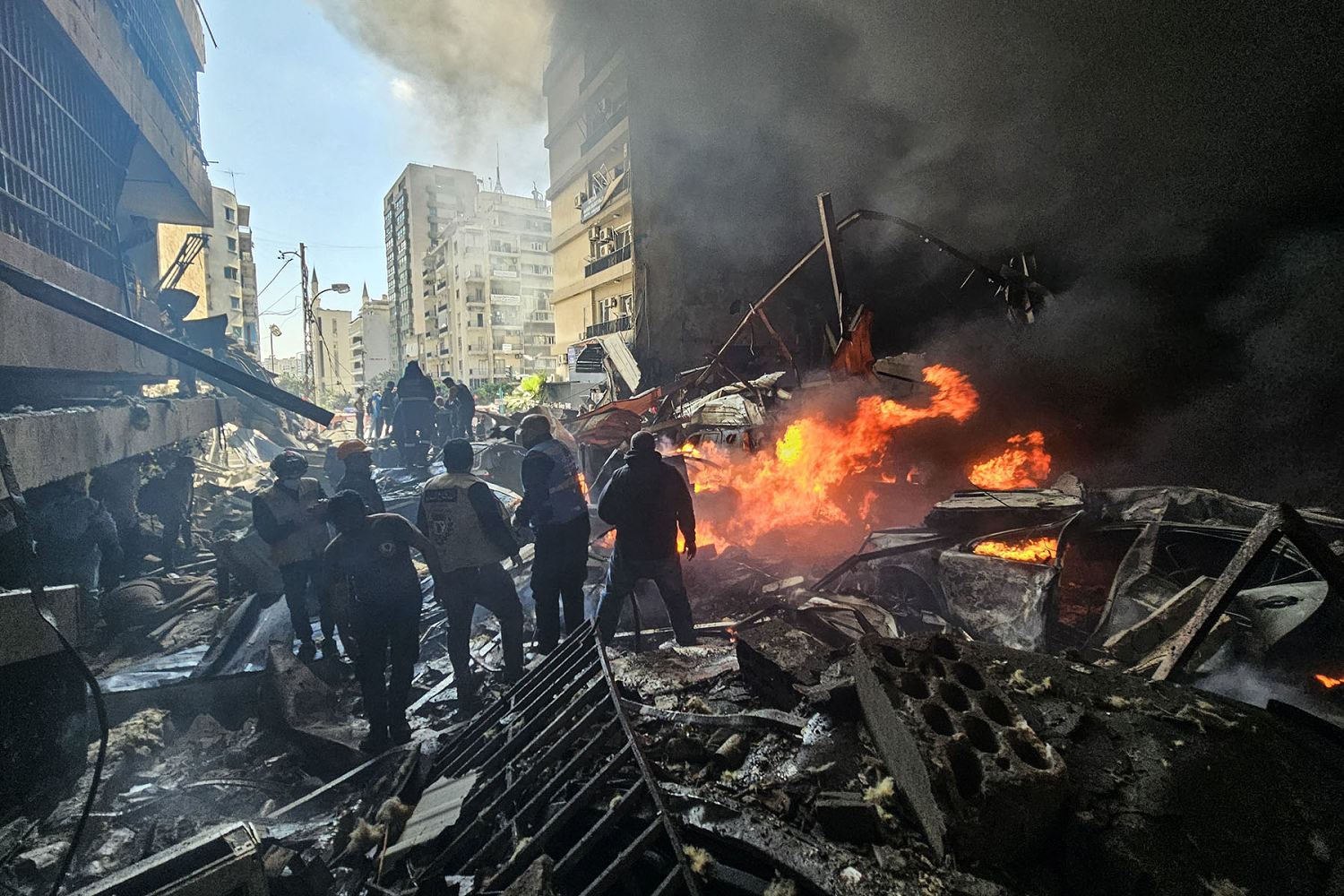 Israel launches sprawling attacks on Lebanon after Iran ceasefire was declared