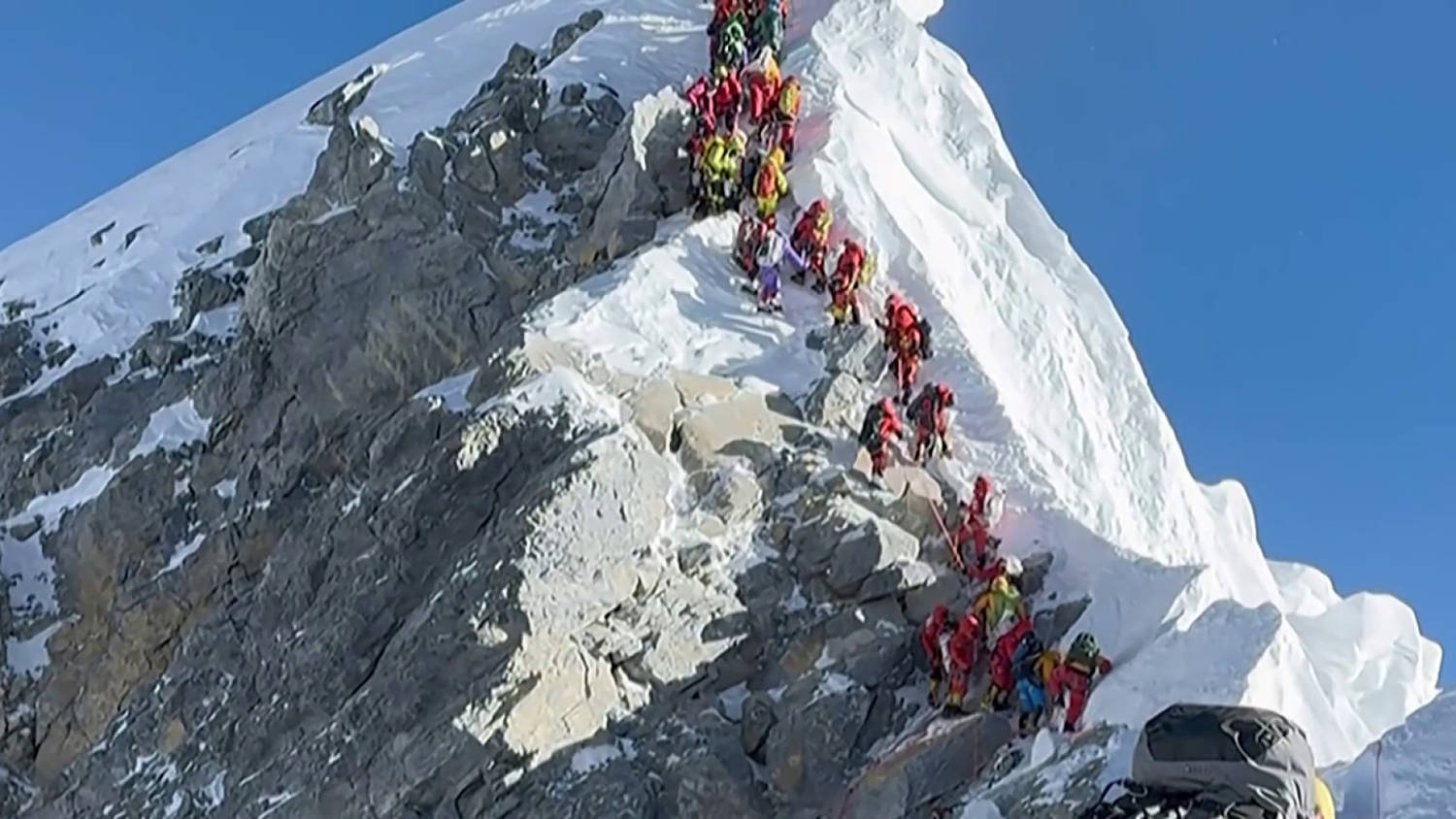 Hundreds of hikers summit Mt. Everest in record smashing season