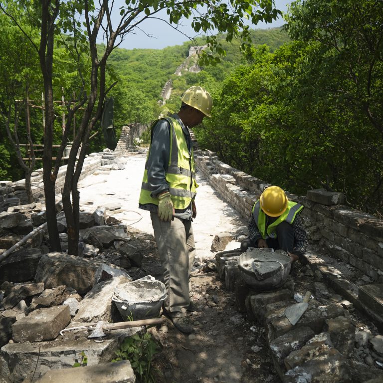 The Great Wall is being restored one brick at a time