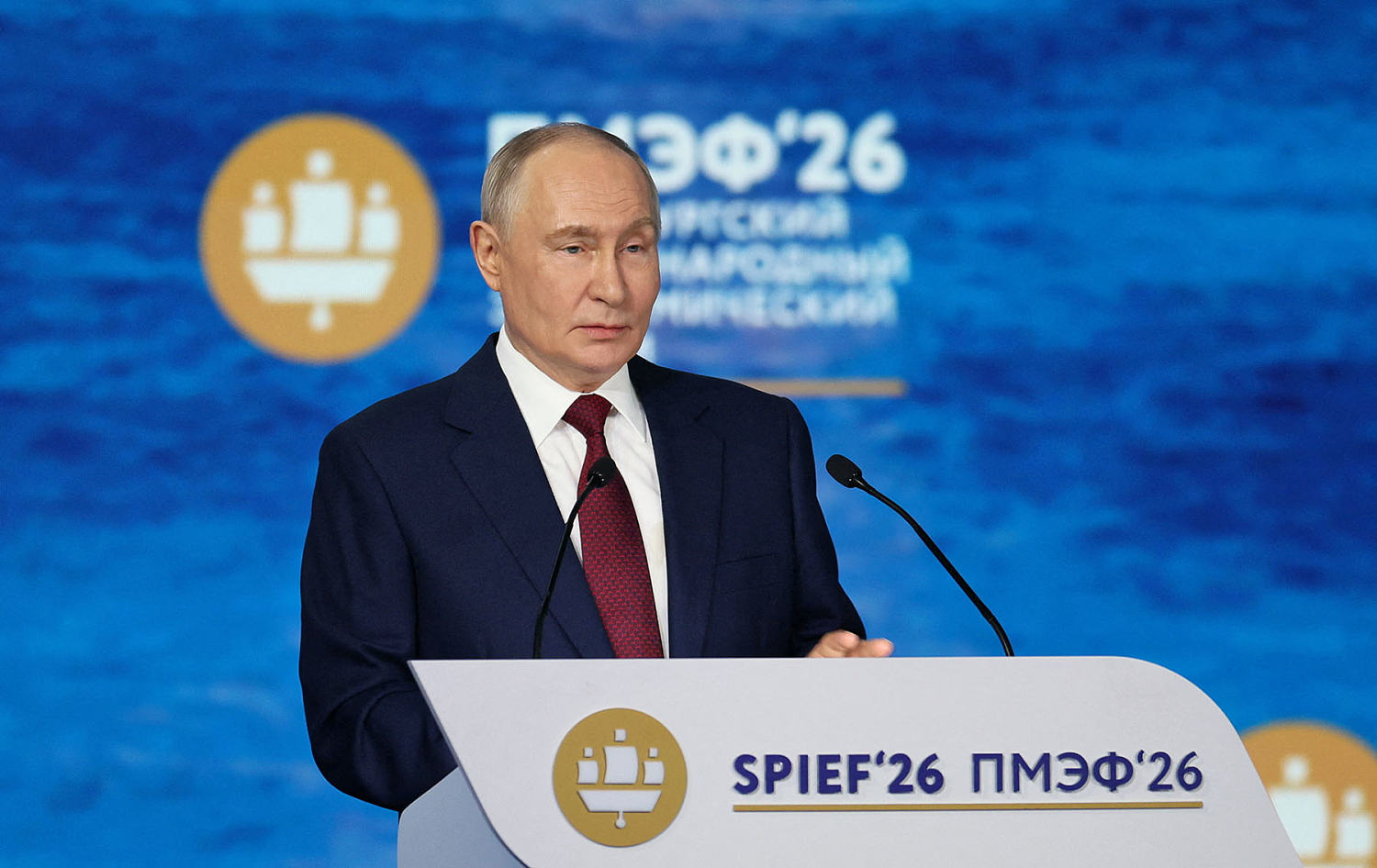 Putin rules out Zelenskyy meeting, touts a new world order at ‘Russian Davos’