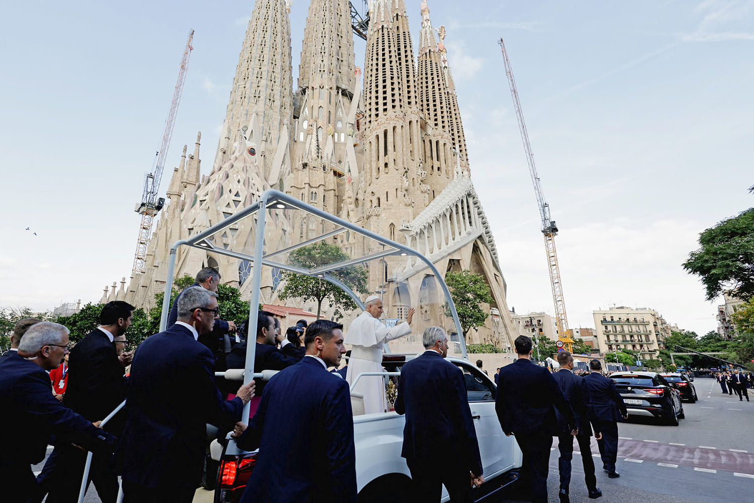 Pope Leo blesses Barcelona’s towering architectural masterpiece